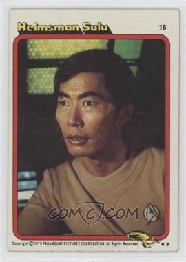 1979 Topps Star Trek: The Motion Picture - [Base] #16 - Helmsman Sulu