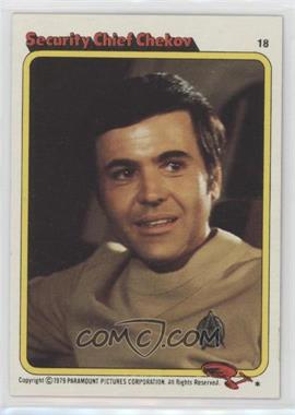 1979 Topps Star Trek: The Motion Picture - [Base] #18 - Security Chief Chekov