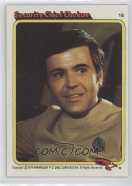 1979 Topps Star Trek: The Motion Picture - [Base] #18 - Security Chief Chekov