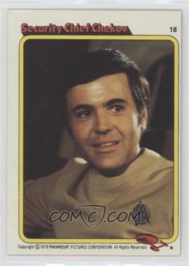 1979 Topps Star Trek: The Motion Picture - [Base] #18 - Security Chief Chekov