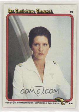 1979 Topps Star Trek: The Motion Picture - [Base] #19 - Dr. Christine Chapel