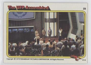 1979 Topps Star Trek: The Motion Picture - [Base] #23 - The UFP Assembled
