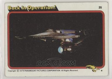 1979 Topps Star Trek: The Motion Picture - [Base] #35 - Back in Operation!