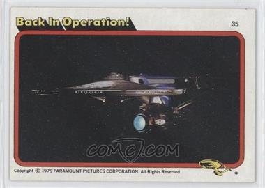 1979 Topps Star Trek: The Motion Picture - [Base] #35 - Back in Operation!