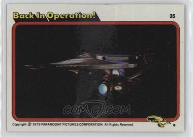 1979 Topps Star Trek: The Motion Picture - [Base] #35 - Back in Operation!