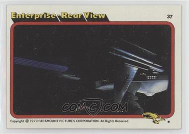 1979 Topps Star Trek: The Motion Picture - [Base] #37 - Enterprise Rear View