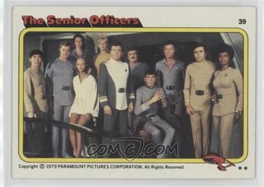 1979 Topps Star Trek: The Motion Picture - [Base] #39 - The Senior Officers