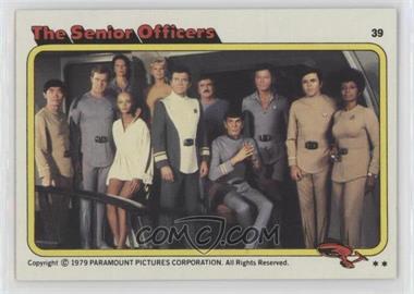 1979 Topps Star Trek: The Motion Picture - [Base] #39 - The Senior Officers