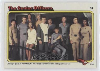 1979 Topps Star Trek: The Motion Picture - [Base] #39 - The Senior Officers