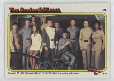 1979 Topps Star Trek: The Motion Picture - [Base] #39 - The Senior Officers