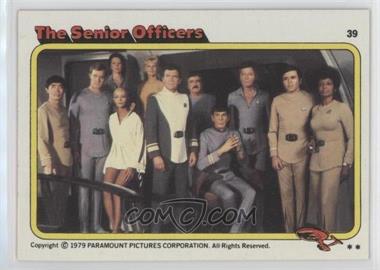 1979 Topps Star Trek: The Motion Picture - [Base] #39 - The Senior Officers