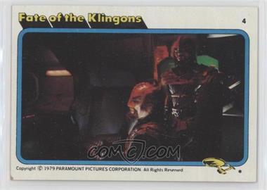 1979 Topps Star Trek: The Motion Picture - [Base] #4 - Fate of the Klingons