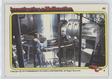 1979 Topps Star Trek: The Motion Picture - [Base] #44 - Investigating a Malfunction