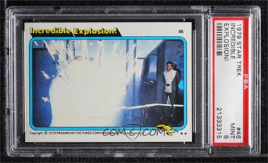 1979 Topps Star Trek: The Motion Picture - [Base] #46 - Incredible Explosion! [PSA 9 MINT]