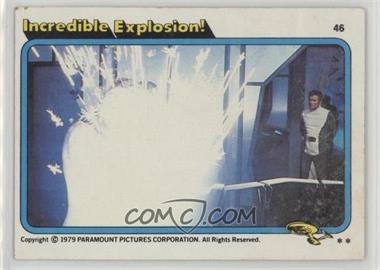 1979 Topps Star Trek: The Motion Picture - [Base] #46 - Incredible Explosion!