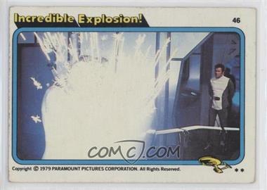 1979 Topps Star Trek: The Motion Picture - [Base] #46 - Incredible Explosion!