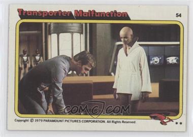 1979 Topps Star Trek: The Motion Picture - [Base] #54 - Transporter Malfunction