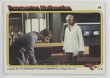 1979 Topps Star Trek: The Motion Picture - [Base] #54 - Transporter Malfunction