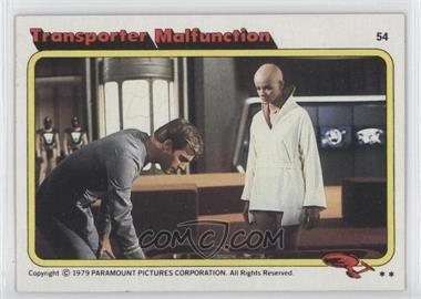 1979 Topps Star Trek: The Motion Picture - [Base] #54 - Transporter Malfunction