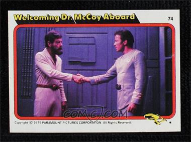 1979 Topps Star Trek: The Motion Picture - [Base] #74 - Welcoming Dr. McCoy Aboard