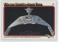 Klingon Warship - Rear View