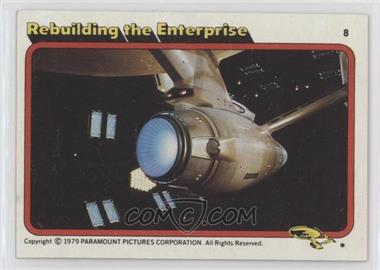 1979 Topps Star Trek: The Motion Picture - [Base] #8 - Rebuilding the Enterprise