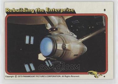 1979 Topps Star Trek: The Motion Picture - [Base] #8 - Rebuilding the Enterprise