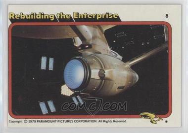 1979 Topps Star Trek: The Motion Picture - [Base] #8 - Rebuilding the Enterprise