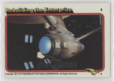 1979 Topps Star Trek: The Motion Picture - [Base] #8 - Rebuilding the Enterprise