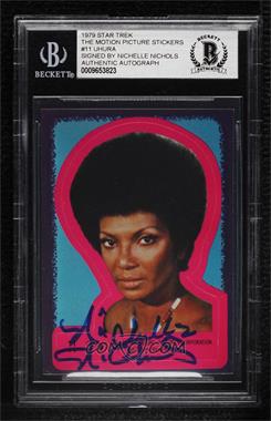 1979 Topps Star Trek: The Motion Picture - Stickers #11 - Nyota Uhura [BAS BGS Authentic]
