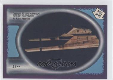 1979 Topps Star Trek: The Motion Picture - Stickers #21 - Vulcan Starship