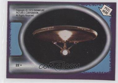 1979 Topps Star Trek: The Motion Picture - Stickers #22 - USS Enterprise [Good to VG‑EX]
