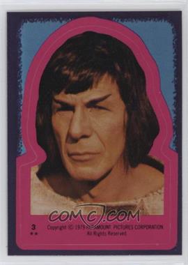 1979 Topps Star Trek: The Motion Picture - Stickers #3 - Spock