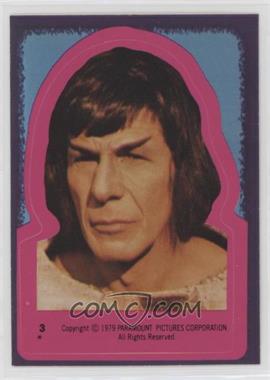 1979 Topps Star Trek: The Motion Picture - Stickers #3 - Spock