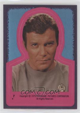1979 Topps Star Trek: The Motion Picture - Stickers #7 - Captain James T. Kirk