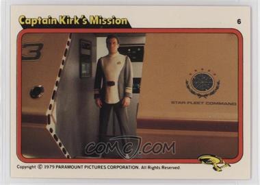 1979 Topps Star Trek: The Motion Picture Bread Series - [Base] - Colonial Bread #6 - Captain Kirk's Mission