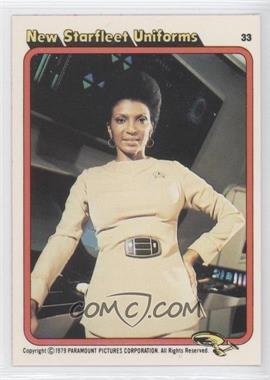 1979 Topps Star Trek: The Motion Picture Bread Series - [Base] - Rainbo Bread #33 - New Starfleet Uniforms