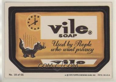 1979 Topps Wacky Packages Rerun Series 1 - [Base] #18.1 - Vile (One Star)