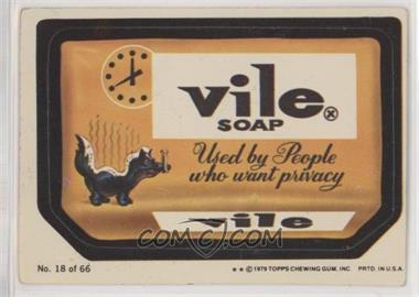 1979 Topps Wacky Packages Rerun Series 1 - [Base] #18.1 - Vile (One Star)