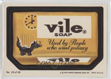 1979 Topps Wacky Packages Rerun Series 1 - [Base] #18.1 - Vile (One Star)