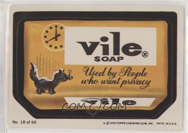 1979 Topps Wacky Packages Rerun Series 1 - [Base] #18.1 - Vile (One Star)