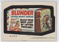 Blunder Bread (One Star) [Good to VG‑EX]