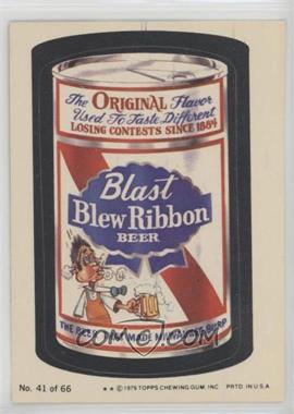 1979 Topps Wacky Packages Rerun Series 1 - [Base] #41.2 - Blast Blew Ribbon (Two Stars)