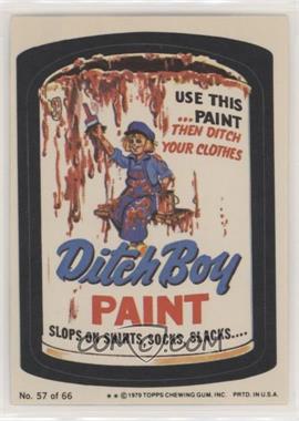 1979 Topps Wacky Packages Rerun Series 1 - [Base] #57.2 - Ditch Boy (Two Stars)