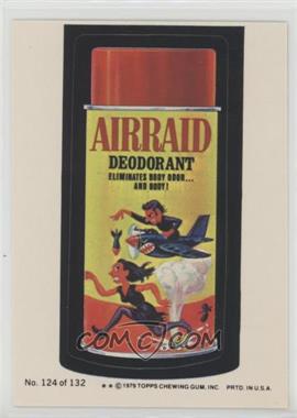 1979 Topps Wacky Packages Rerun Series 2 - [Base] #124.2 - Airraid (Two Stars)