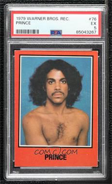 1979 Warner Bros. Artists - [Base] #76 - Prince [PSA 5 EX]