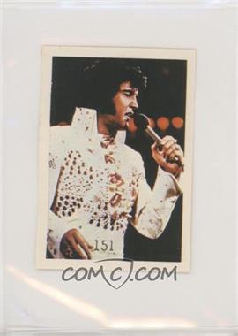 1980 Empacadora Reyauca Pop Festival Stickers - [Base] #151 - Elvis Presley