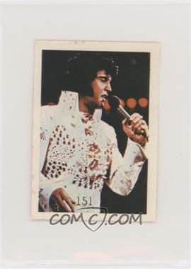 1980 Empacadora Reyauca Pop Festival Stickers - [Base] #151 - Elvis Presley