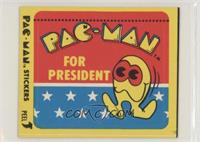 Pac-Man for President. (No Eyes)