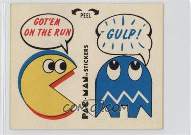 1980 Fleer Pac-Man Stickers - [Base] #40.3 - Got'Em on the Run (With Eyes)
